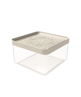 Biesse Plastic Square Food Storage and Preserving with Cream lid 3.2L-Elmarket-homeappliances